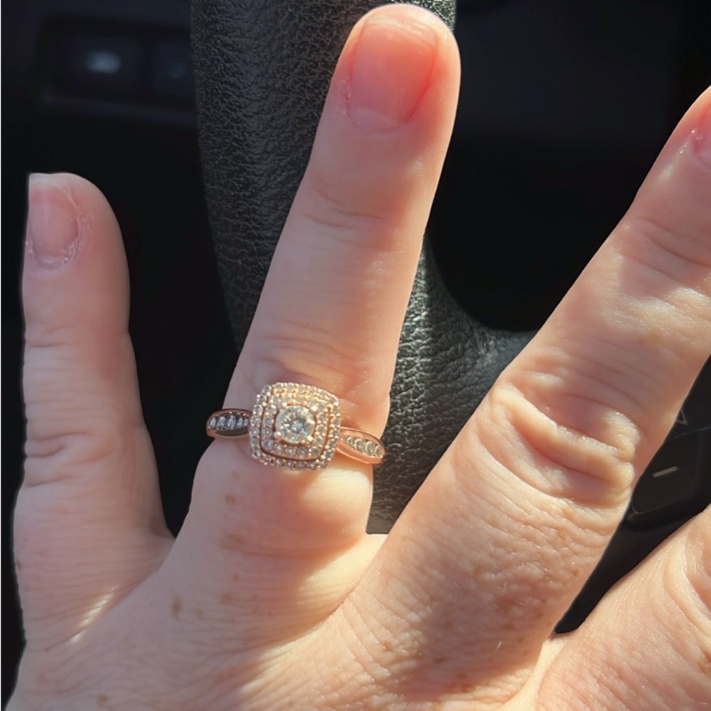 14k Rose Gold Engagement Ring